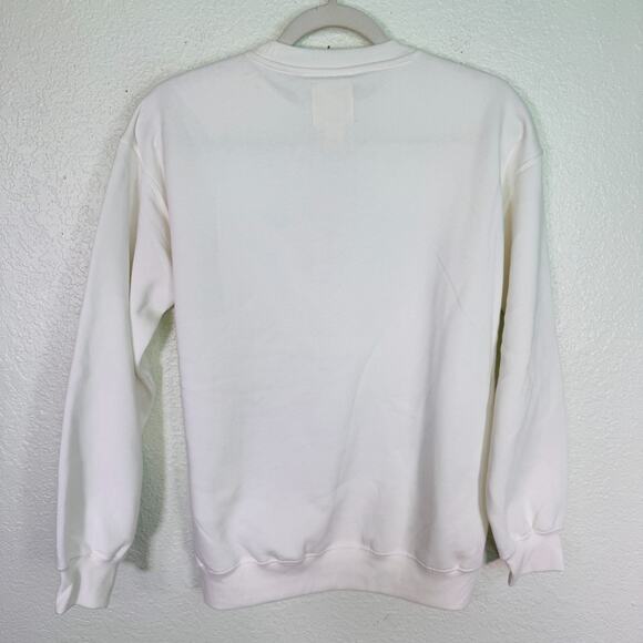 Billabong Sweatshirt Womens XS Skeleton Surfer Wave Floral Surf Retro Sweater - Picture 2 of 10